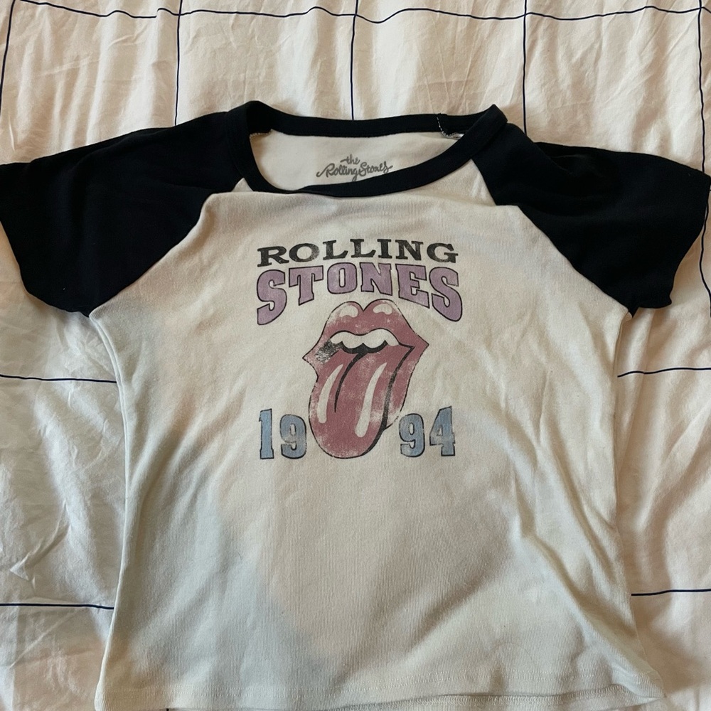 The Rolling Stones box Kids Tee - Black & Cream